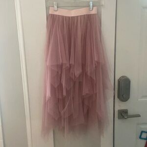 Pink Tulle Skirt
